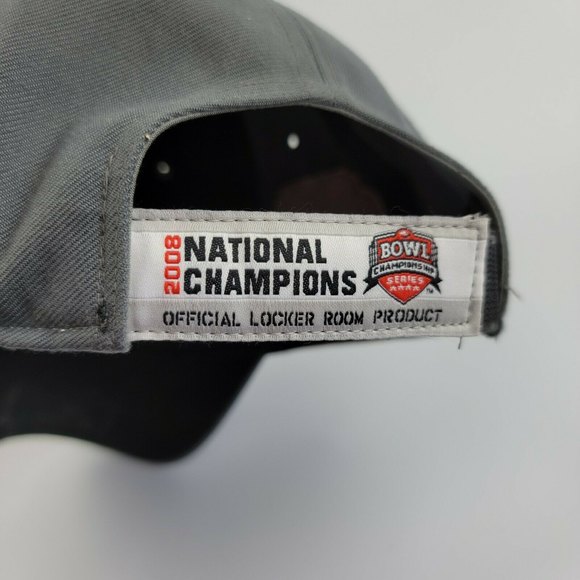 Official Florida Gators 2008 BCS National Champions Cap Hat Nike Strapback - Picture 10 of 12